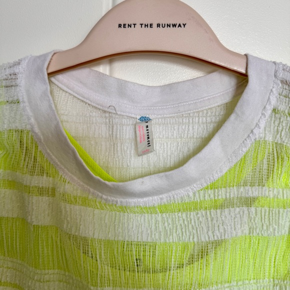 FP Movement by Free People Textured White Crop Top - Picture 2 of 4